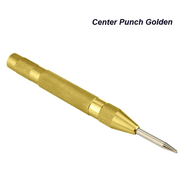 Automatic Spring-Loaded Center Punch Tool for Metal Marking and Dent Repair, LK-AA33