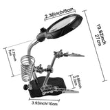 3.5x 12x Magnifying Glass Tools for Welding and Circuit Board, LK-AA42