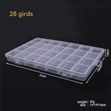 6-28 Compartment Plastic Organizer for Jewelry and Crafts, LK-AA36