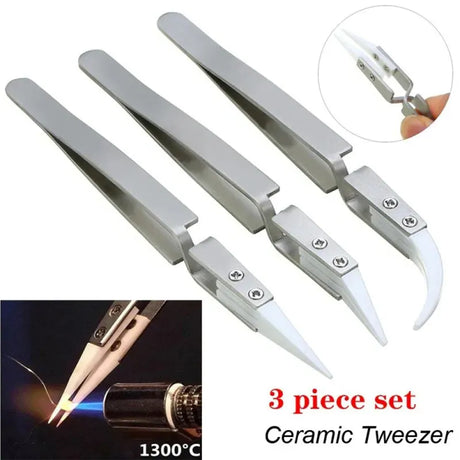 Precision Reverse Electronic Soldering Tweezers for Safe Handling, LK-AA19