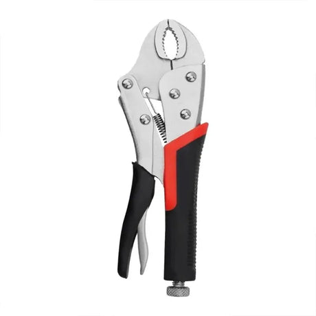 5 Inch Lock Pliers with Curved Jaw and Straight Long Nose, LK-AA45