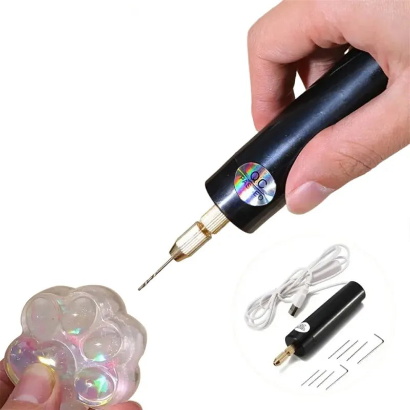 USB Mini Drill for DIY Resin Jewelry Woodworking and Craft Carving, LK-AA27