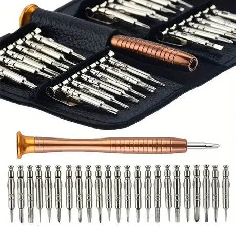 25-in-1 Precision Screwdriver Set with Star, Y and Flat Bits, LK-AA31