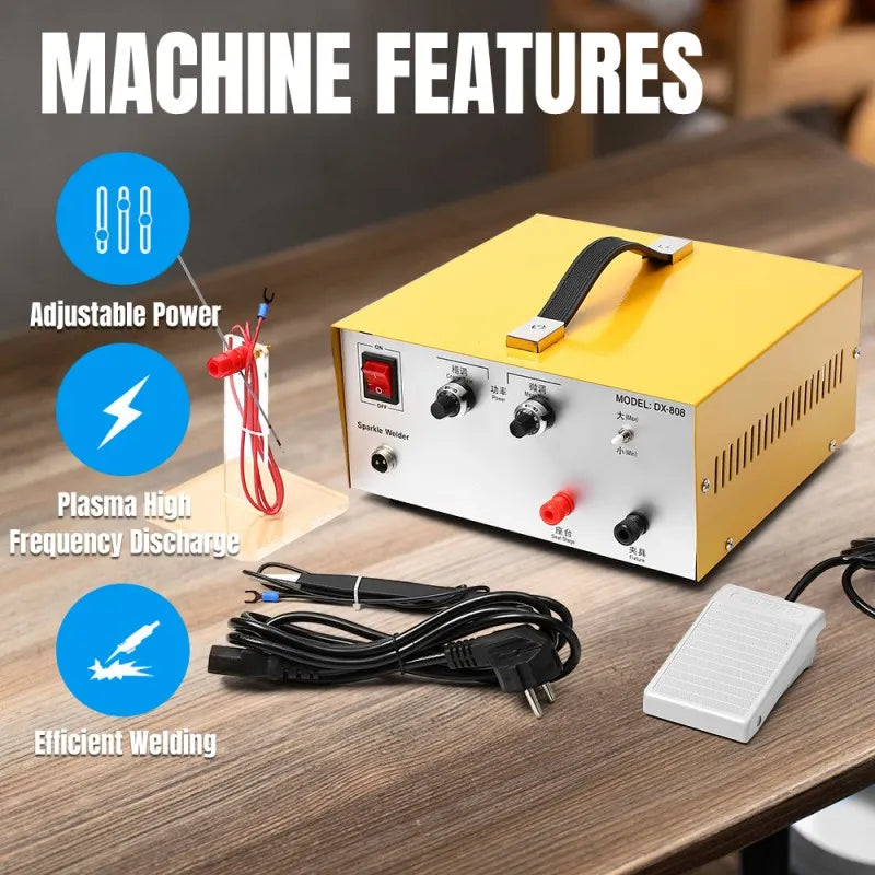 Pulse Jewelry Spot Welding Machine 80A for Gold Silver and Platinum, LK-WD04