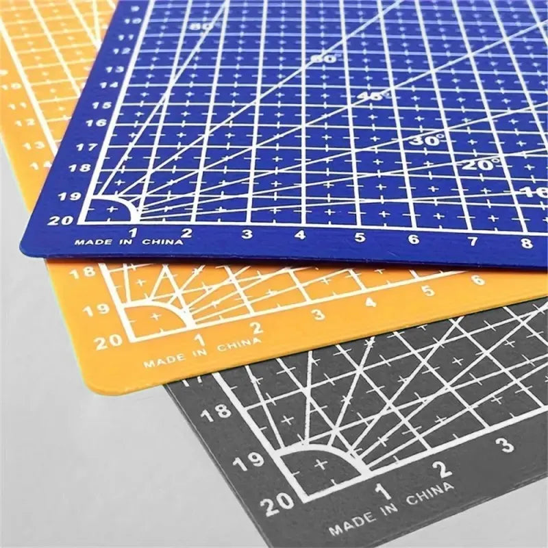 Double-Sided A4 Self-Healing Cutting Mat with Grid Lines for Crafting, Sewing, and Scrapbooking, LK-AA87