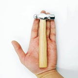 Multi-function Mini Hammer with Wooden Handle and Round Head, LK-AA62