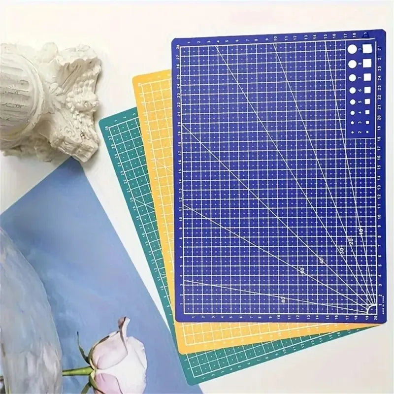 Double-Sided A4 Self-Healing Cutting Mat with Grid Lines for Crafting, Sewing, and Scrapbooking, LK-AA87