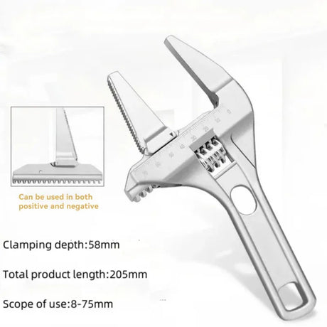 Large Opening Short Handle Manual Sewer Maintenance Pliers, LK-AA26