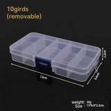 6-28 Compartment Plastic Organizer for Jewelry and Crafts, LK-AA36