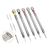 5-Piece Steel Screwdriver Set with Mini Connecting Pins for Removing Watch Straps, LK-AA35