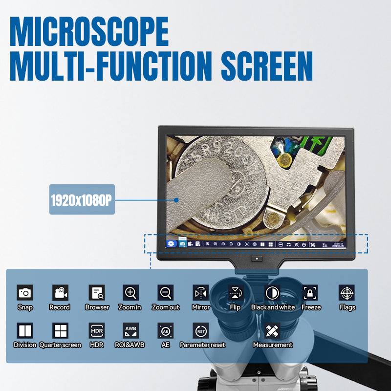 trinocular stereo zoom microscope LK-MH01B