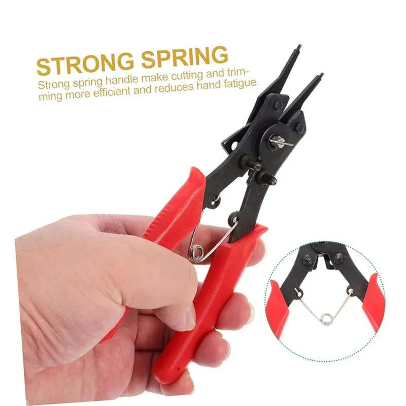 4-in-1 Spring Release Circlip Pliers for Candle Cap and Circlip Repair, LK-AA30