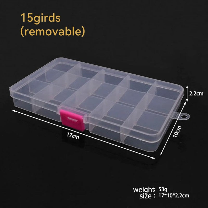 6-28 Compartment Plastic Organizer for Jewelry and Crafts, LK-AA36