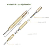 Automatic Spring-Loaded Center Punch Tool for Metal Marking and Dent Repair, LK-AA33