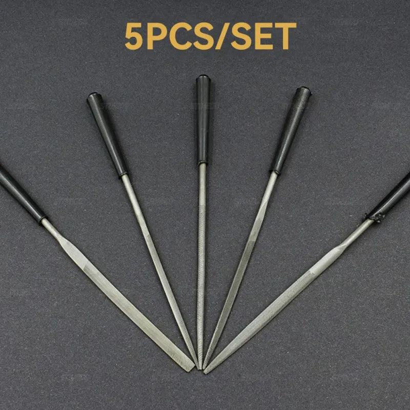 Needle Files Set 5/10PCS 3x140mm for Metal and Stone Crafts, LK-AA48