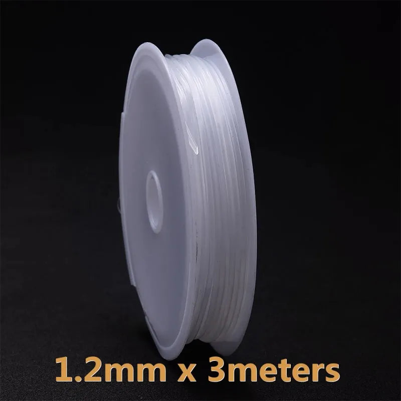 Strong Elastic Crystal Jewelry Wire 100 Meters Roll Elastic Wire, LK-AA40