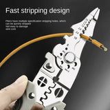 Ergonomic Wire Cutter Stripper and Crimping Tool for Electricians, LK-FP14