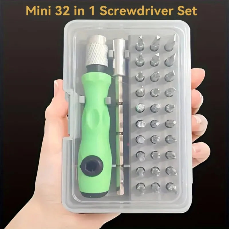 32 in 1 Mini Precision Magnetic Screwdriver Set for Phone Tablet Camera Repair, LK-AA38