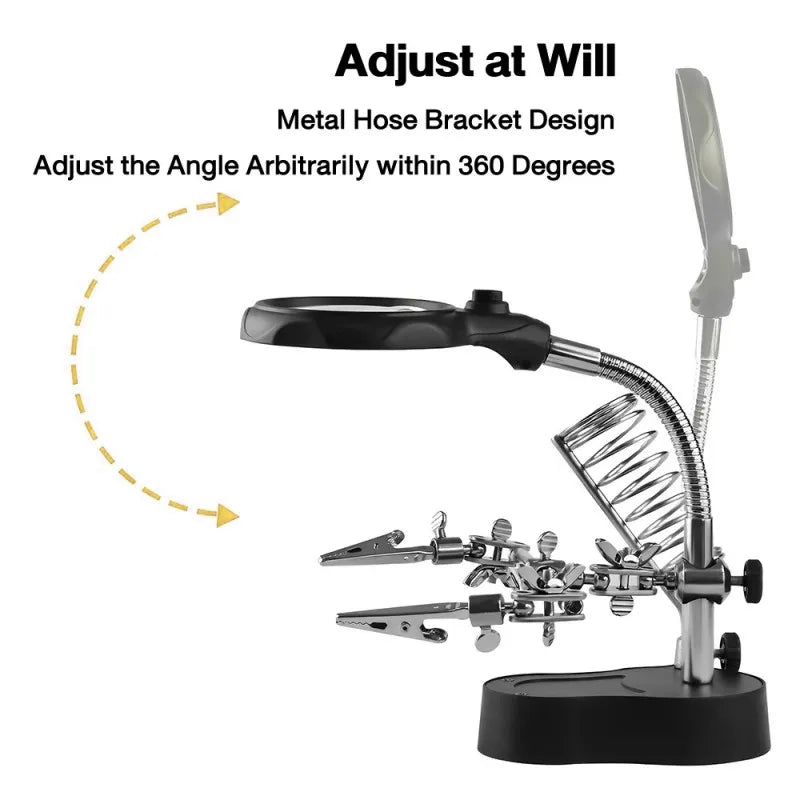 3.5x 12x Magnifying Glass Tools for Welding and Circuit Board, LK-AA42