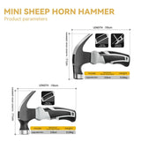 Shockproof Mini Claw Hammer with Non-slip Handle, LK-AA61