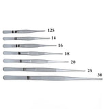 Stainless Steel Medical Tweezers Thickened Elbow Straight Head, LK-AA28