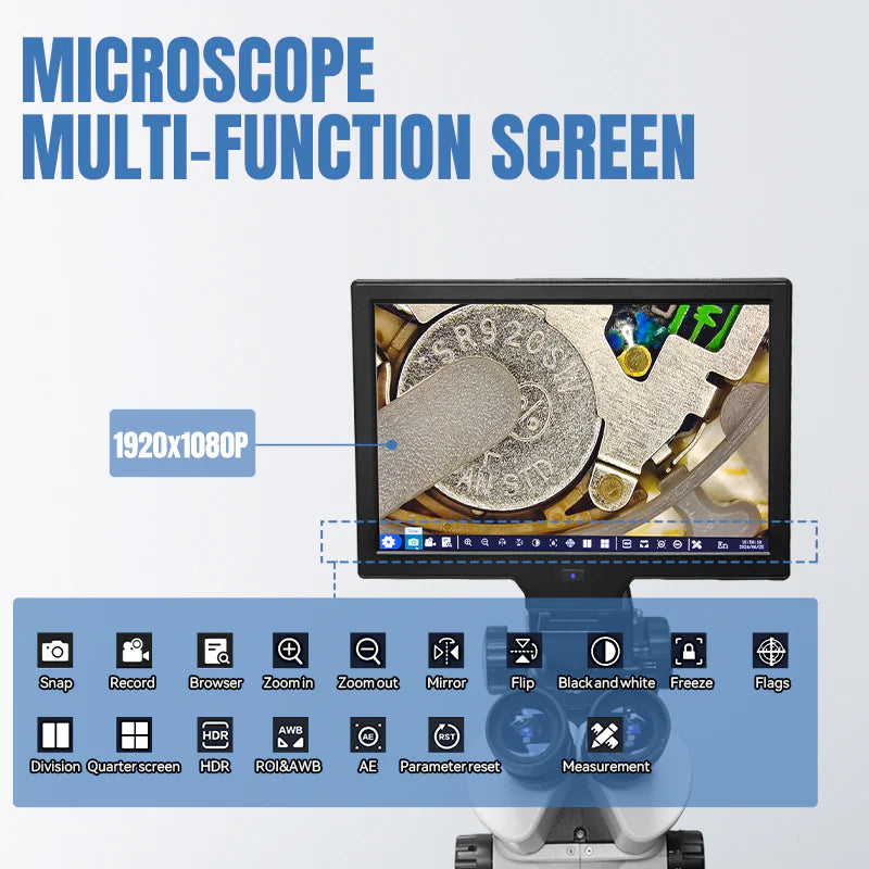 Stereo Zoom Microscope with LCD Digital , LK-MS01B