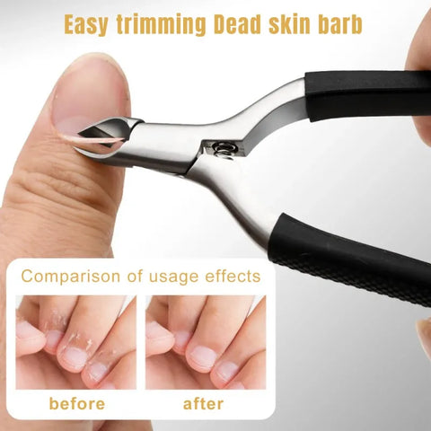 Nail Clippers with Silicone Grip Handle-1
