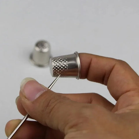 Old-Fashioned Brass Sewing Thimble-2