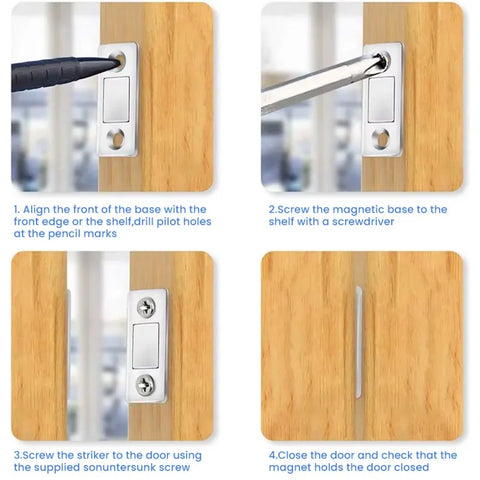 Magnetic Cabinet Latch Kit-1