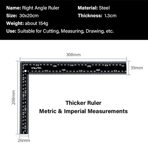 Metric Right Angle Square-3