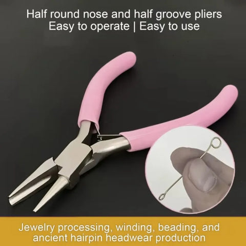 5" Mini Round Concave Pliers-2