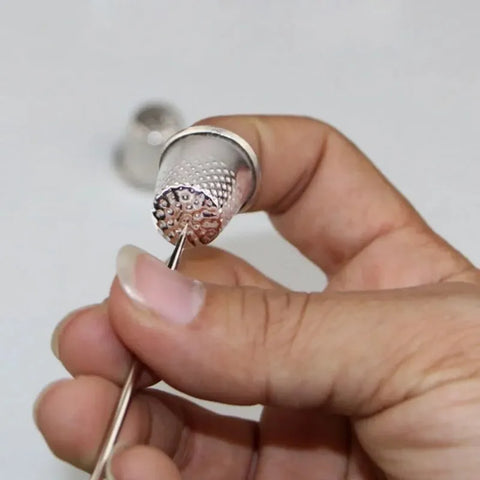 Antique-Look Brass Quilting Thimble-4