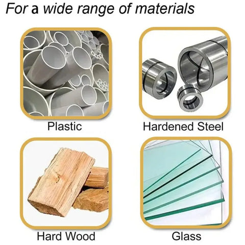 Tungsten Carbide Burr Set 1/4" For Woodworking Drilling and Metal Carving, LK-AA55