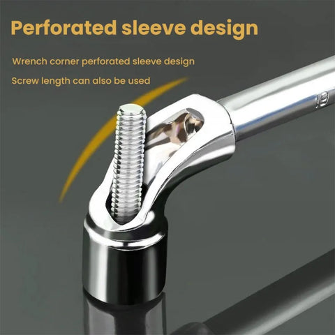 CR-V Steel Hex Pipe Wrench-4