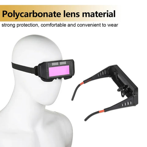 Welding Goggles with Auto-Darkening Feature for Safety and Eye Protection, LK-AA79
