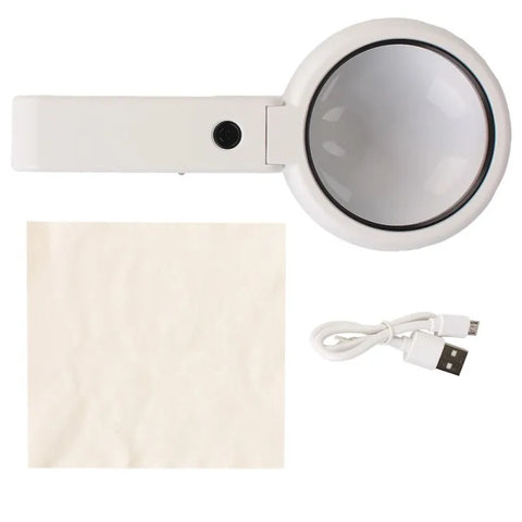 Portable LED Magnifier for Desktop Use-7