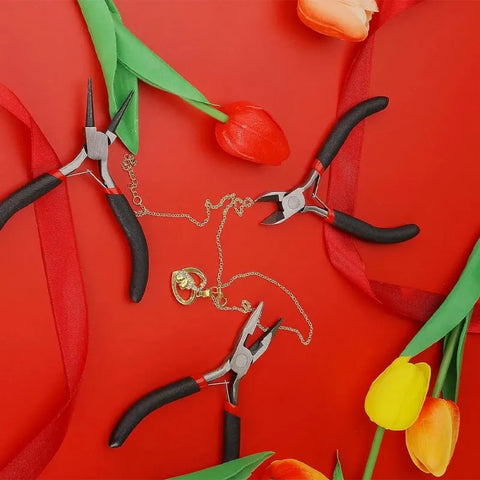Set of 4 Jewelry Pliers for Crafting-6