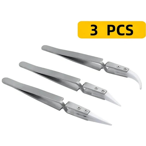 Precision Reverse Electronic Soldering Tweezers for Safe Handling, LK-AA19