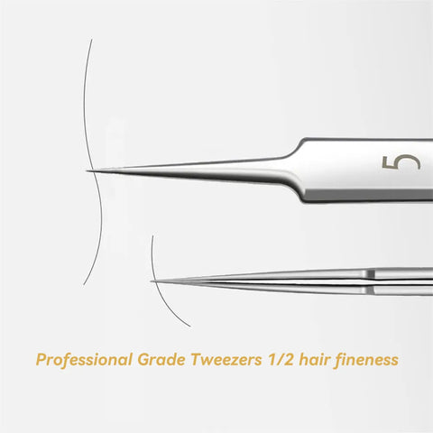3-Piece Ultra-Fine Tweezers Set for Acne and Blackhead Removal, LK-TW13