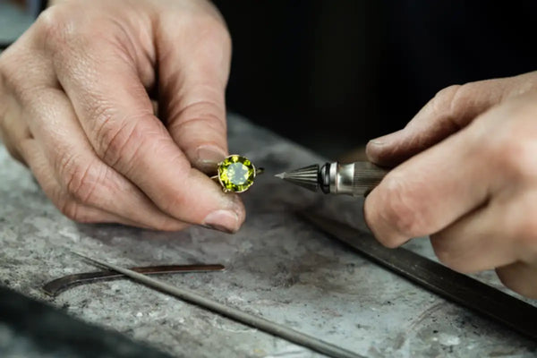 Engraving the bracelet portion of the ring
