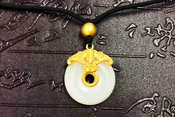 Gold and Jade Pendant