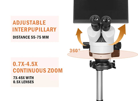 light stereo microscope LK-MH03B
