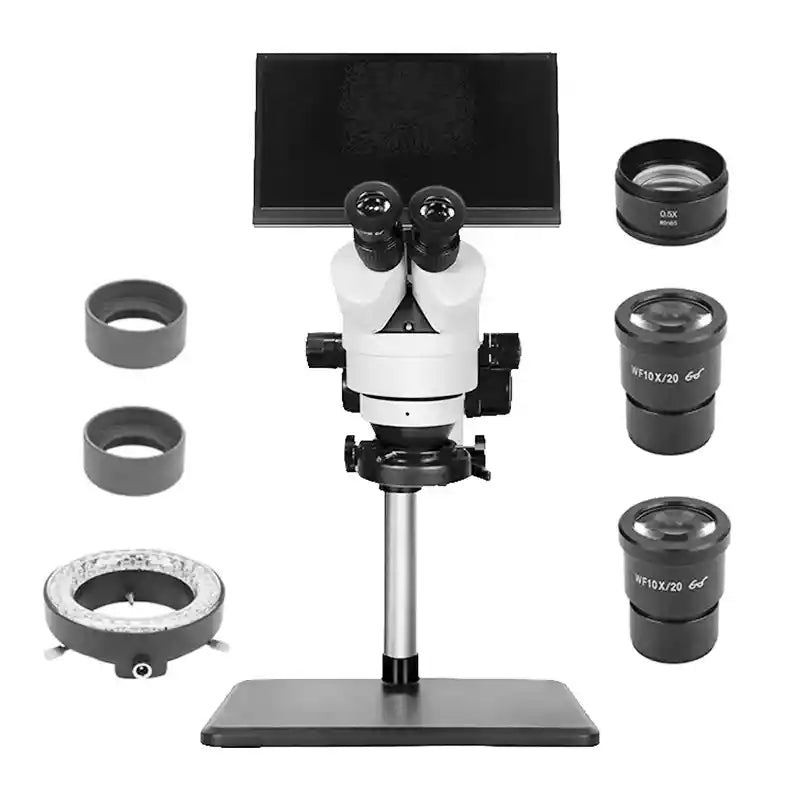 a stereo microscope
